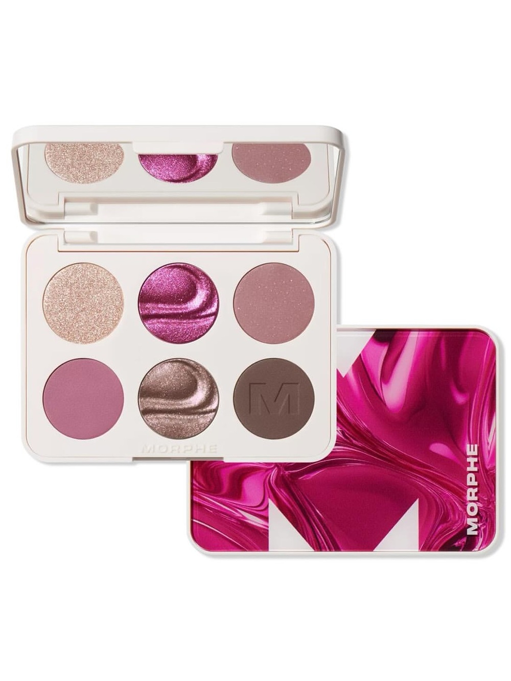 Morphe-ChromaPlus 6-Pan Eyeshadow Palette LOVE BYTE .